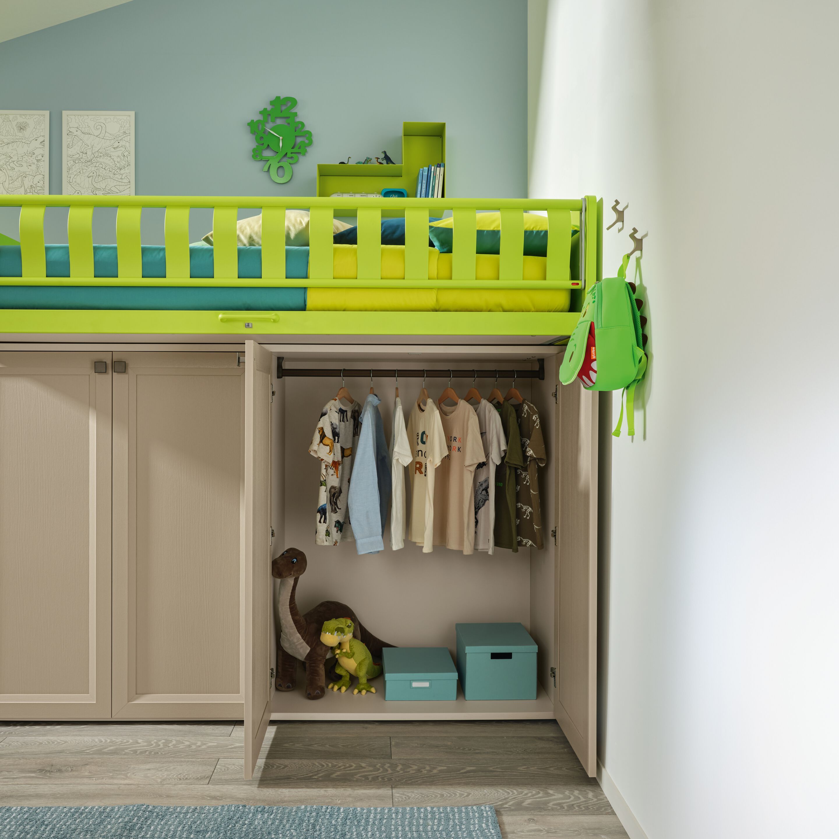 Состав с двухъярусной кроватью Level Smart Moretti Compact KC512 ARCH-00123499 - Вид №3