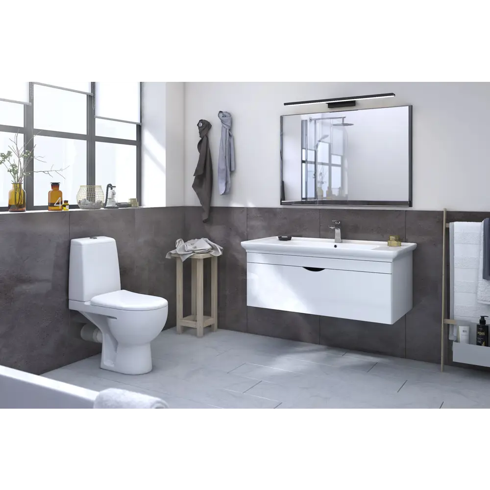 Унитаз-компакт Kirovit ‎Бриг универсальный выпуск двойной слив STLM-2084710 - Вид №4