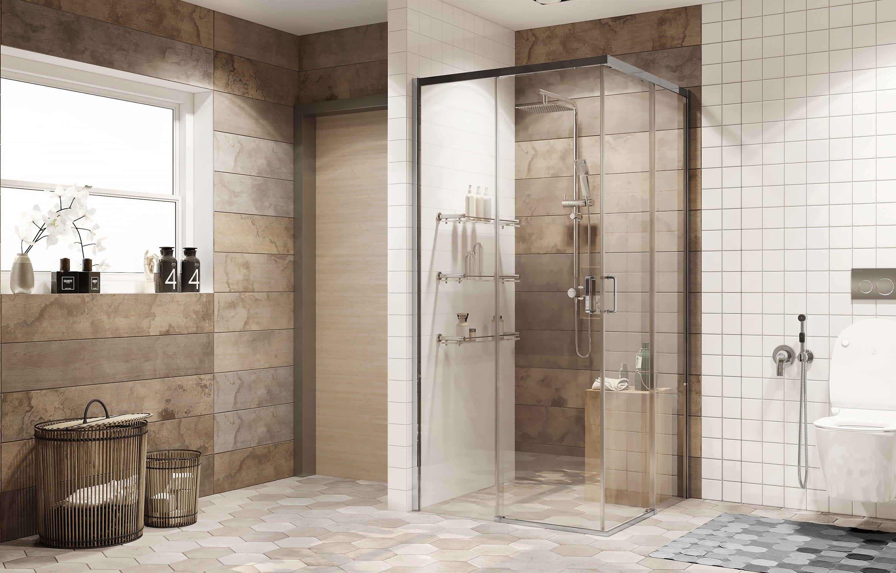 Душевое ограждение Ambassador Queen 11011105 (1000x1000x2000), 1 место - Вид №1