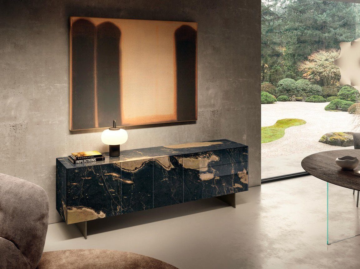 Кожаный шкаф с распашными дверями Lago ARCH-00081120 - Вид №1