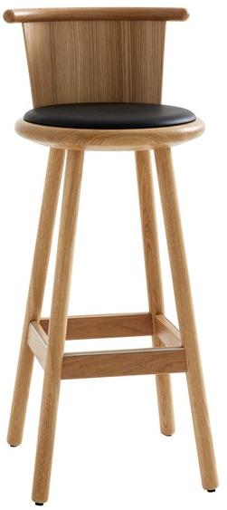 Karl Andersson Барный стул из дерева с подставкой для ног sun-id-1363393 - Вид №2