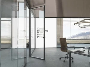 Tis Стеклянная передвижная стена для офиса