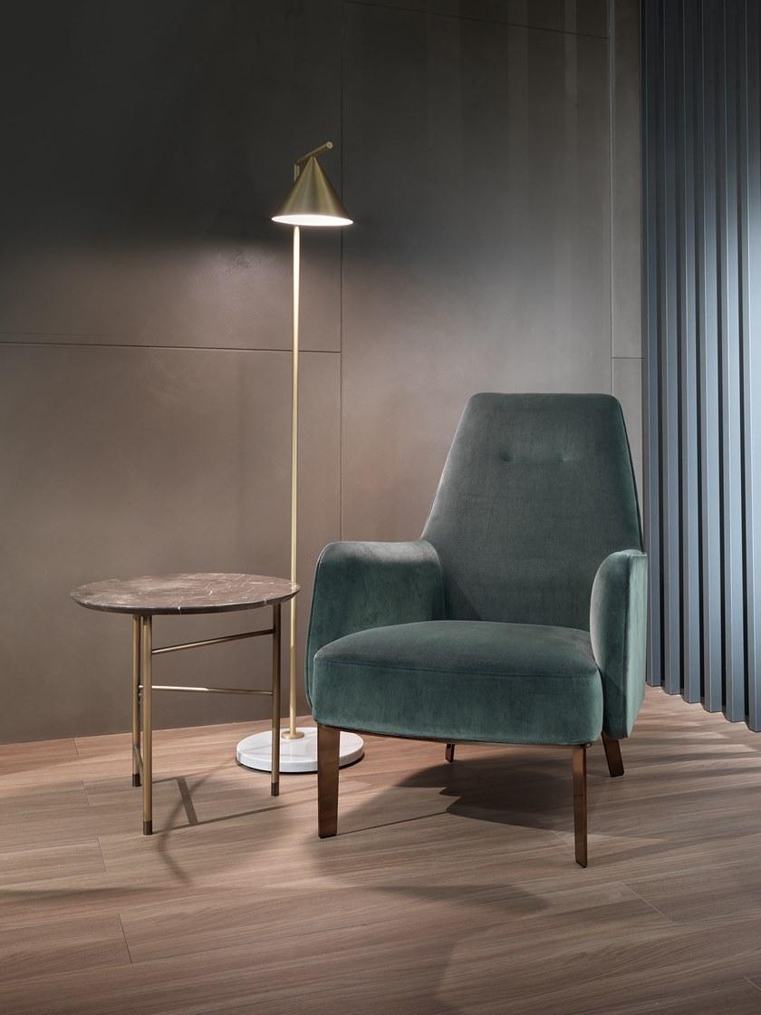 Marelli Кресло из нубука с высокой спинкой Clipper 9clp101 - Вид №5