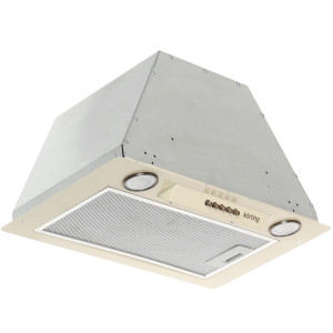 8169893 Вытяжка полновстраиваемая Korting KHI 6631 RB бежевый/золотистый