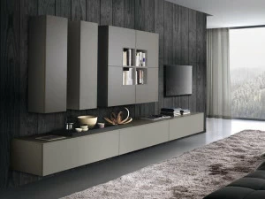 Composit Настенный ящик для хранения из лакированного дерева Day system