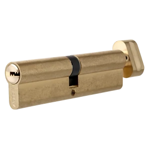 Цилиндр Apecs SM-110-C-G, 55x55 мм, ключ/вертушка, цвет золото 82379240 STLM-2032359