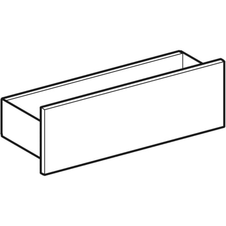 500.617.16.1 Настенная полка Geberit Acanto Geberit  - Вид №1
