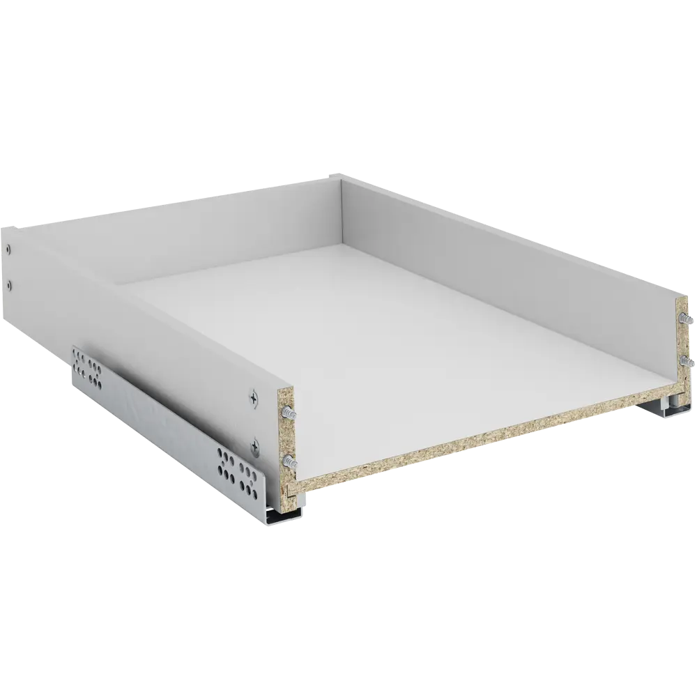 Выдвижной ящик DELINIA ID с системой плавного закрывания, серый 86138587 STLM-0066369