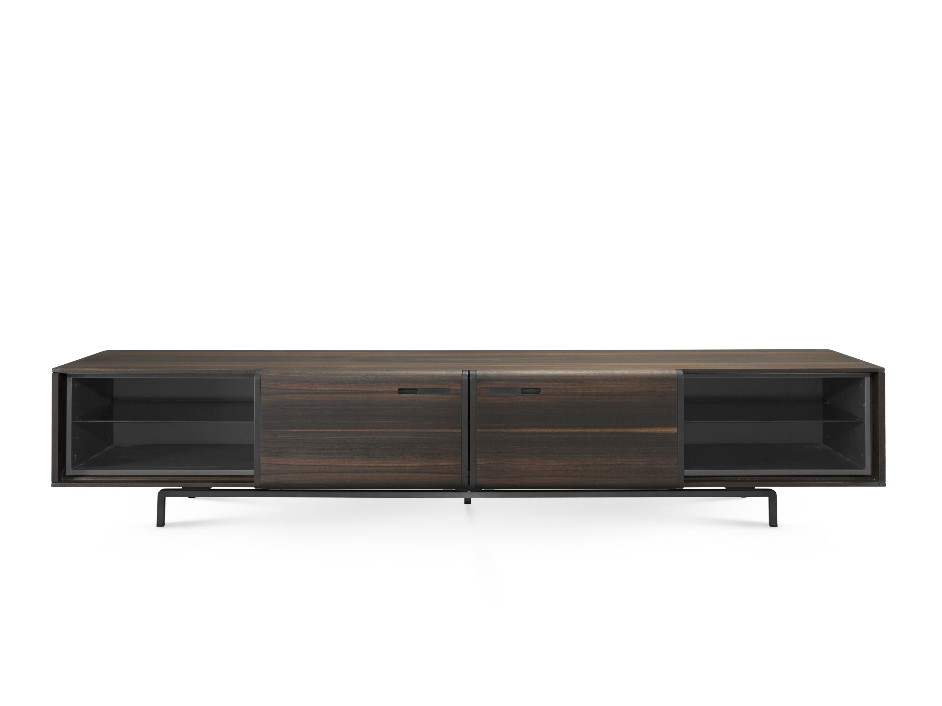 Шкаф для телевизора из шпона с раздвижными дверями PRADDY Metro ARCH-00122599