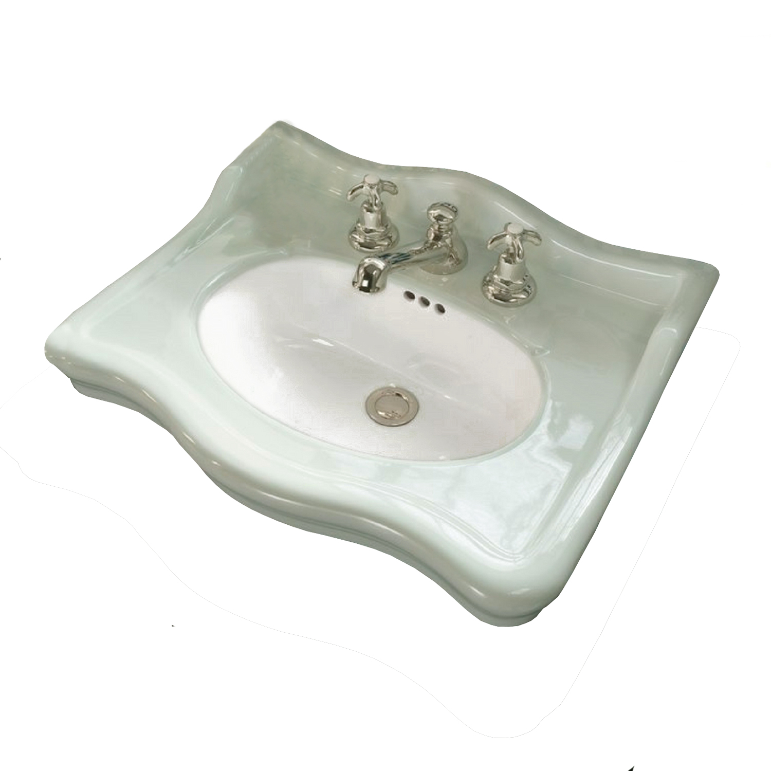 TCCO403 Бассейн Comtesse с тремя отверстиями Thomas Crapper  - Вид №3