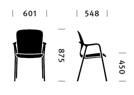 Штабелируемый стул с подлокотниками Herman Miller Keyn ARCH-00145587 - Вид №34