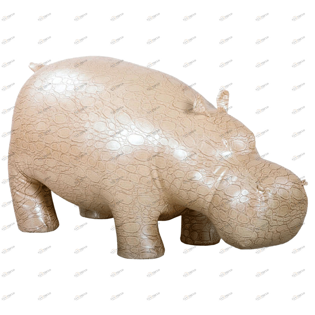 Пуфик детский жемчужный "Бегемот", 97 см LESET  00-3833173 Бежевый Santreyd 