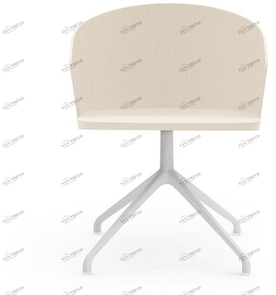 Billiani Кресло из ясеня со стальным вращающимся основанием Fitt hug 053