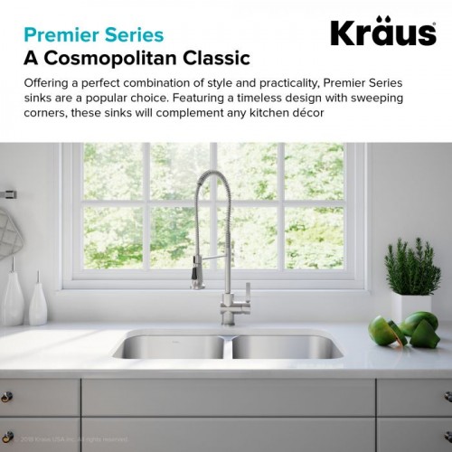 KBU29 Мойка кухонная прямоугольная Krausru  - Вид №4