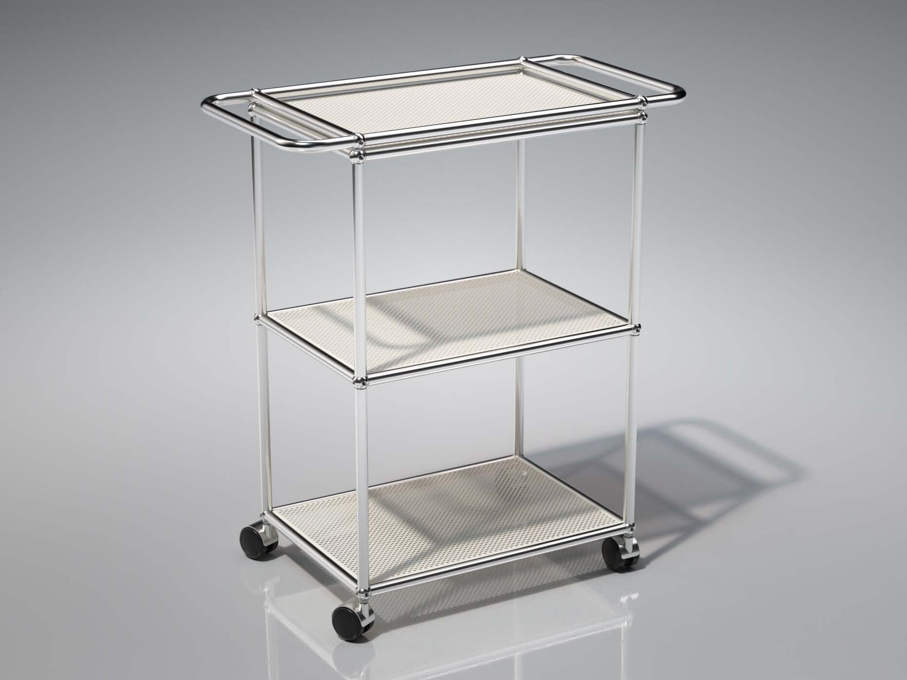 Стальная тележка для еды USM TESSELLATE ARCH-00098384