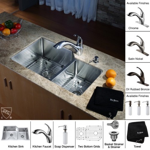 Кухонные смесители KPF-2210ORB krausru  - Вид №2