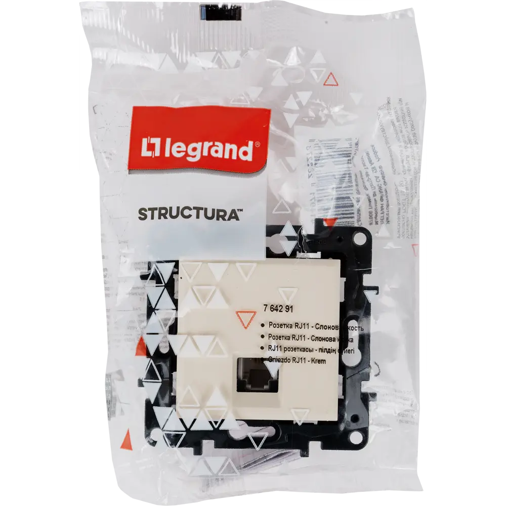 Телефонная розетка Legrand Structura RJ11 для скрытого монтажа 82064701 STLM-0018684 - Вид №4