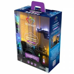 Новогодний набор для украшения "Разноцветная комната" 8 предметов, цвет гирлянд разноцветный SUPERNW ГИРЛЯНДЫ, ГИРЛЯНДЫ И ОСВЕЩЕНИЕ 099202 Разноцветный