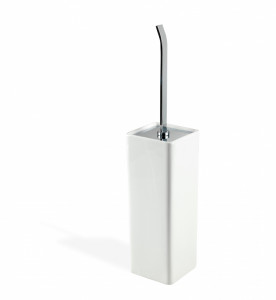 GE12A(16) Stil Haus Gea, напольный керамический ёрш, цвет золото - белая керамика