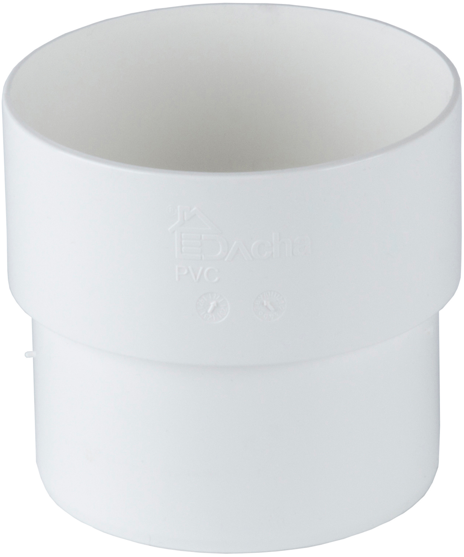 81930135 Муфта соединительная Dacha 80 мм белый STLM-0014099 DÖCKE