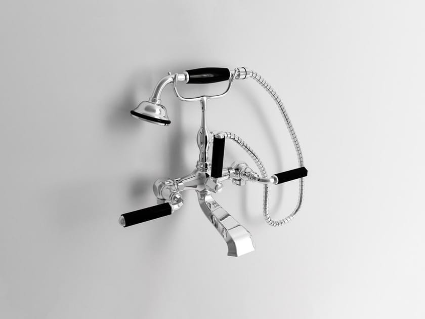 Смеситель для ванны с 2 отверстиями с ручным душем Park Avenue Темно-черная ARCH-00026342