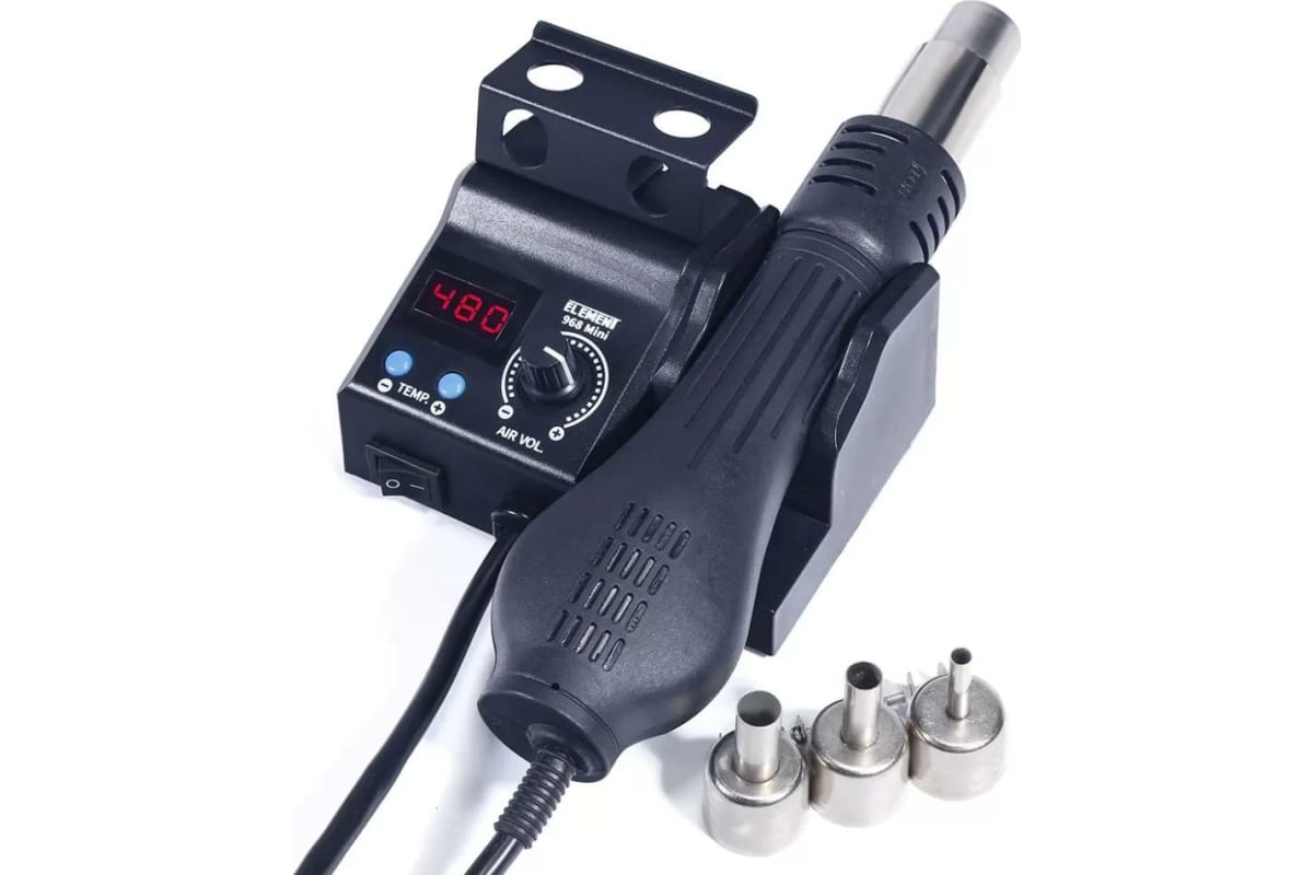 Паяльный фен ELEMENT 968 Mini 5446201 STDN-0039121 - Вид №3