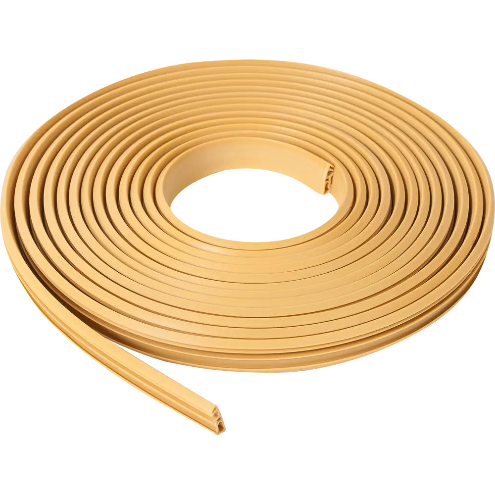 Уплотнитель для деревянных окон и дверей 17х6 мм 5.5 м цвет бежевый Ultima STLM-2066519