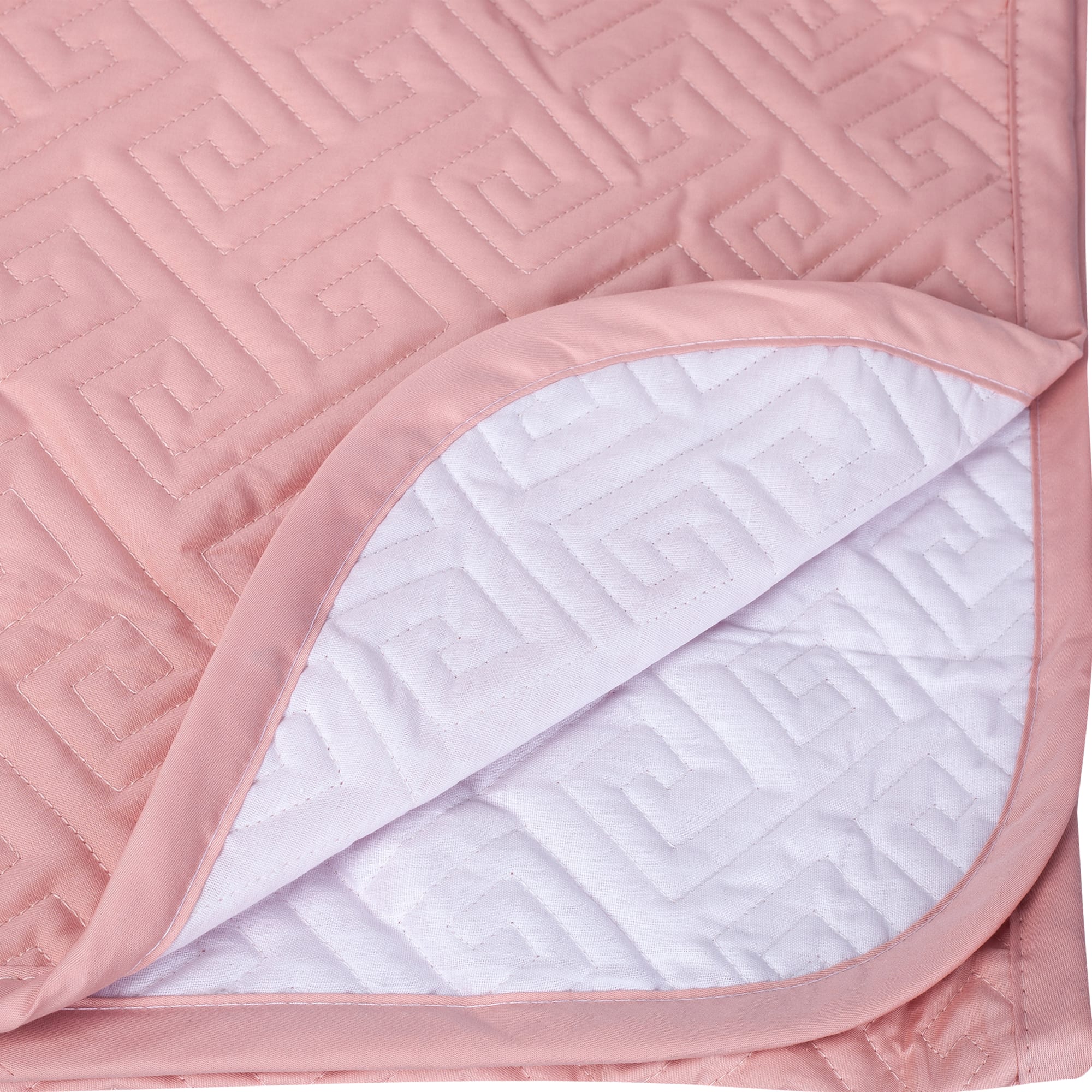 82151956 Покрывало, 160х220 см, хлопок, цвет дымчатая роза Santreyd  - Вид №2