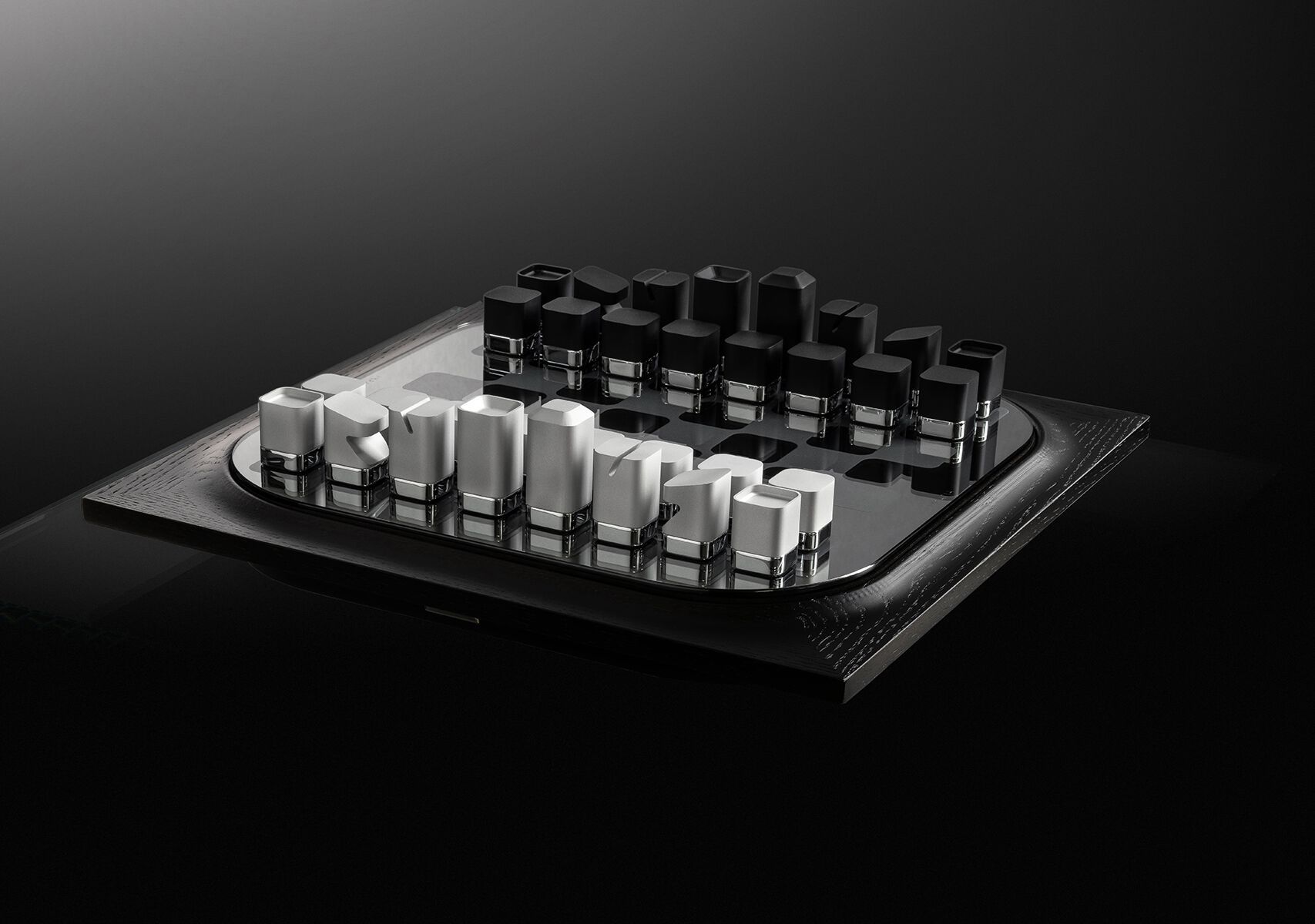 Деревянная и стеклянная шахматная доска Impatia аксессуары ARCH-00022307 - Вид №2