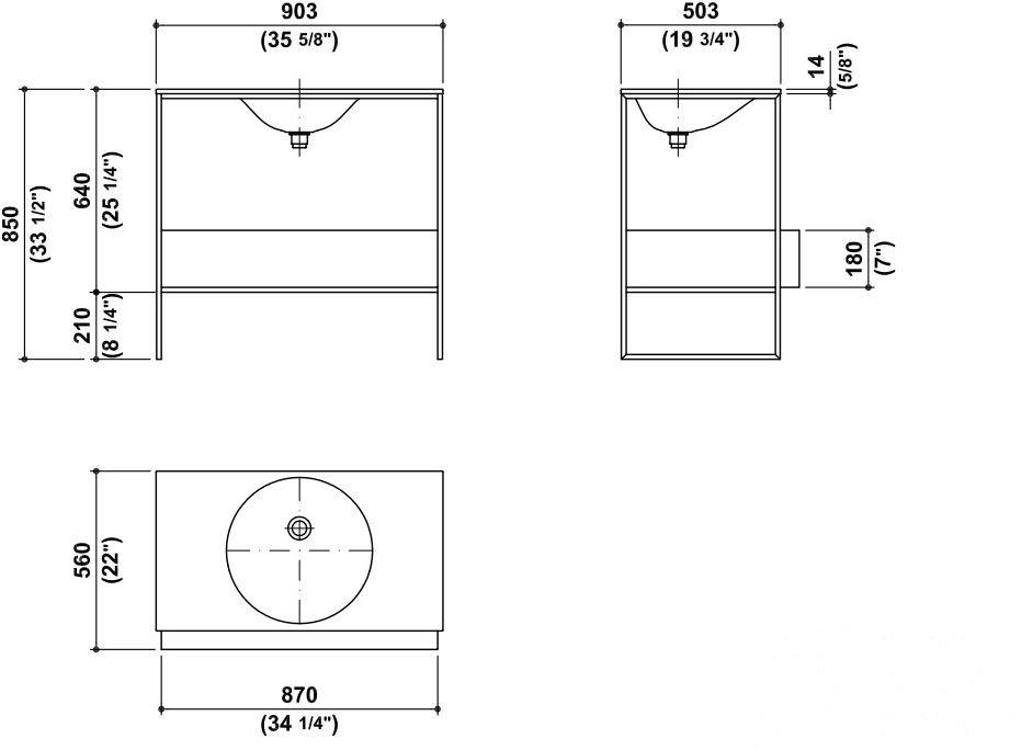 Kos by Zucchetti Тумба под умывальник из металла с ящиками Morphing sun-id-1466383 - Вид №4