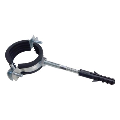 RH.07 Хомут с резиновым уплотнением в комплекте со шпилькой Valtec 1 1/4", 38–44 мм 