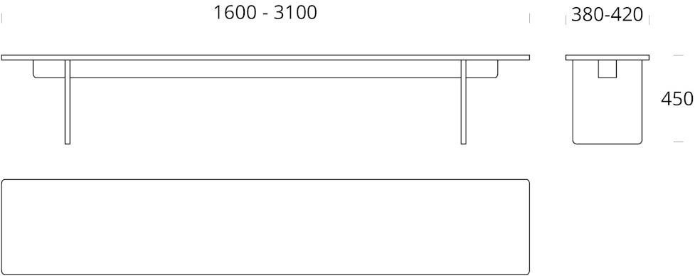 Nikari Скамейка из дерева Edi sun-id-1377822 - Вид №1
