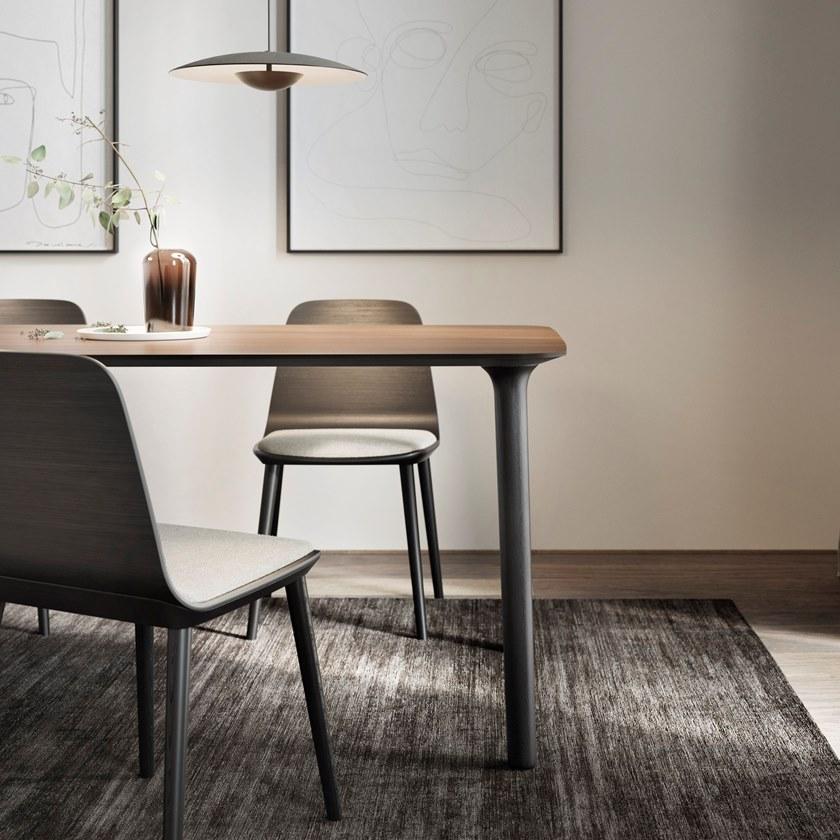 TREKU Прямоугольный деревянный стол Roll sun-id-1372689 - Вид №1