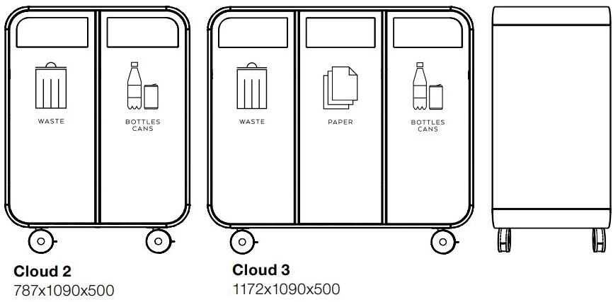 TreCe Контейнер для мусора для раздельного сбора sun-id-1424055 - Вид №6