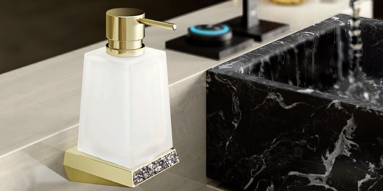 Дозатор для мыла золотой Sonia S8 SWK 165032 - Вид №1