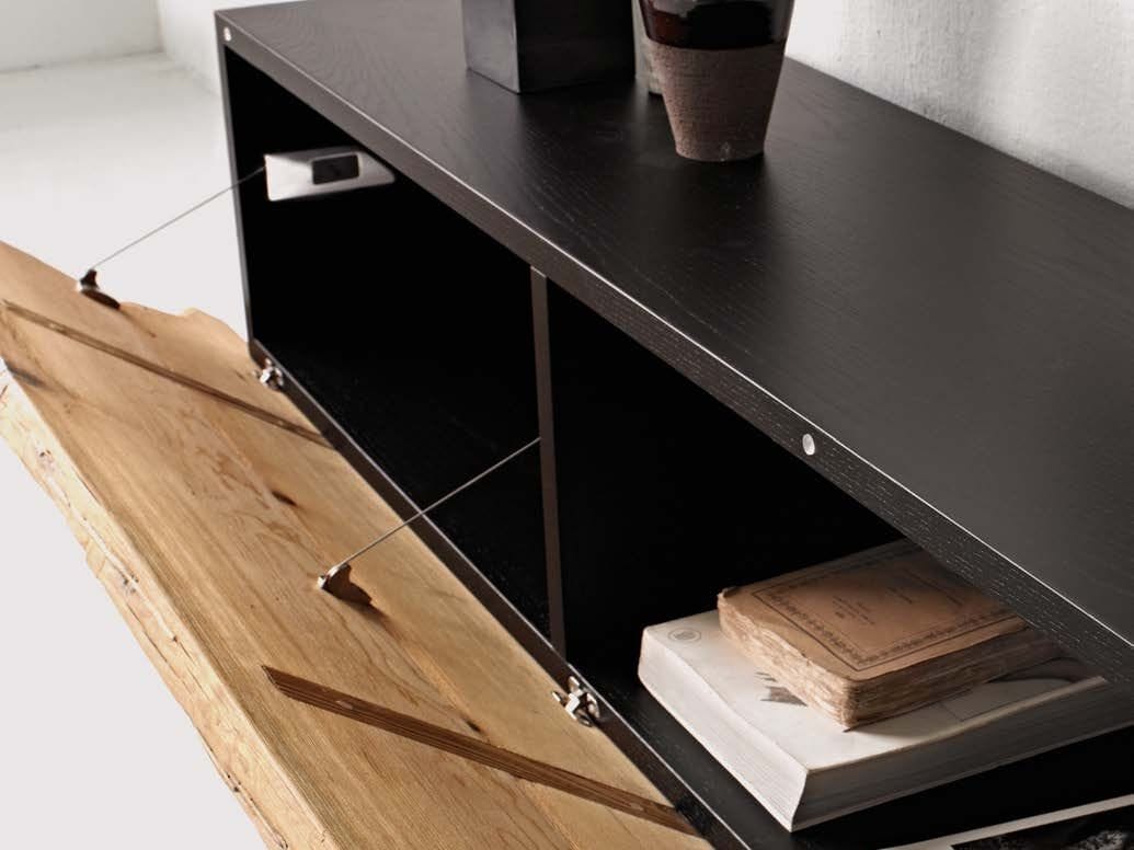 Деревянный подвесной шкаф для телевизора с откидной дверью Naturedesign Origin ARCH-00023753 - Вид №2