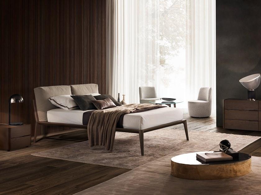 OLIVIERI Двуспальная кровать со съемным покрытием с мягким изголовьем sun-id-1362406 - Вид №4