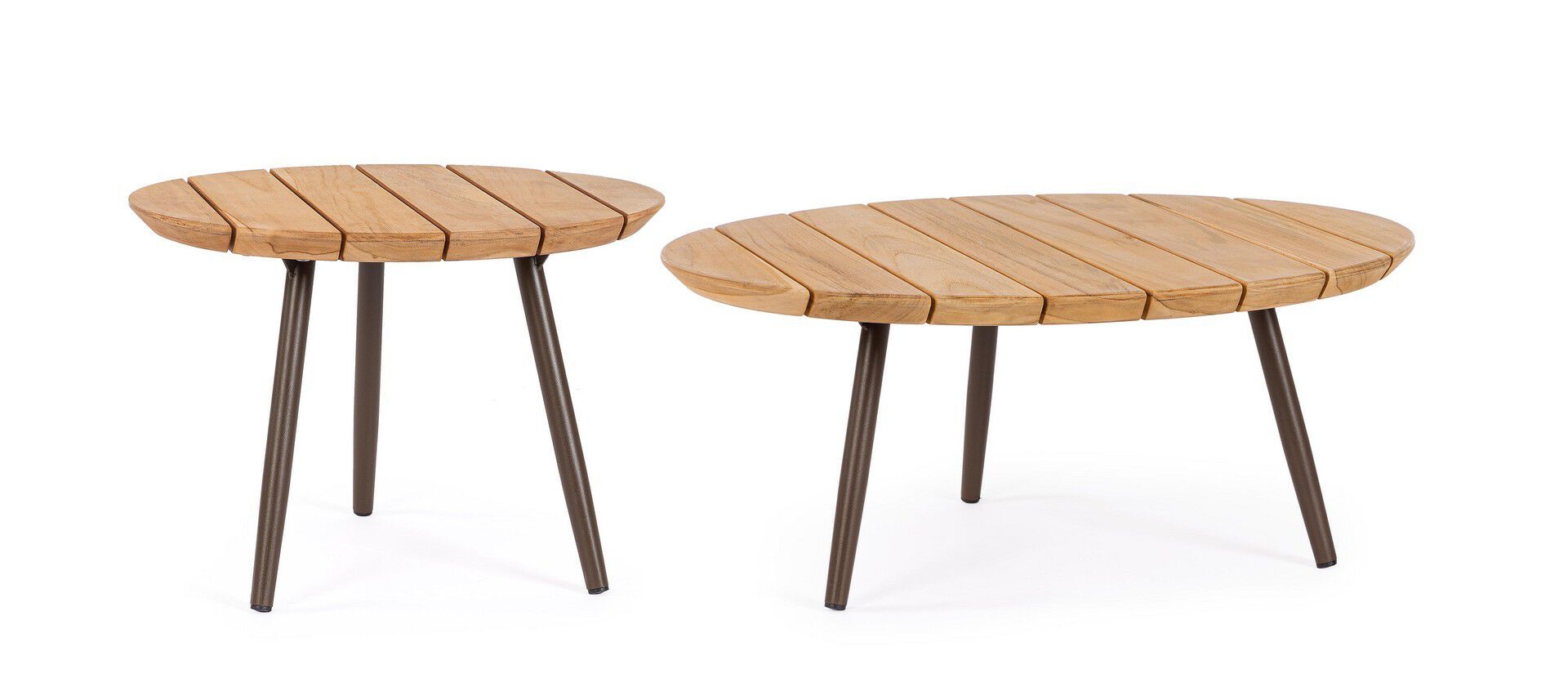 Круглый стол из тикового дерева BIZZOTTO Talaia ARCH-00042462 - Вид №2