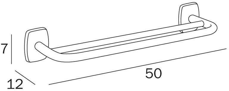 INDA® Двойная вешалка для полотенец Export A2291 - Вид №2