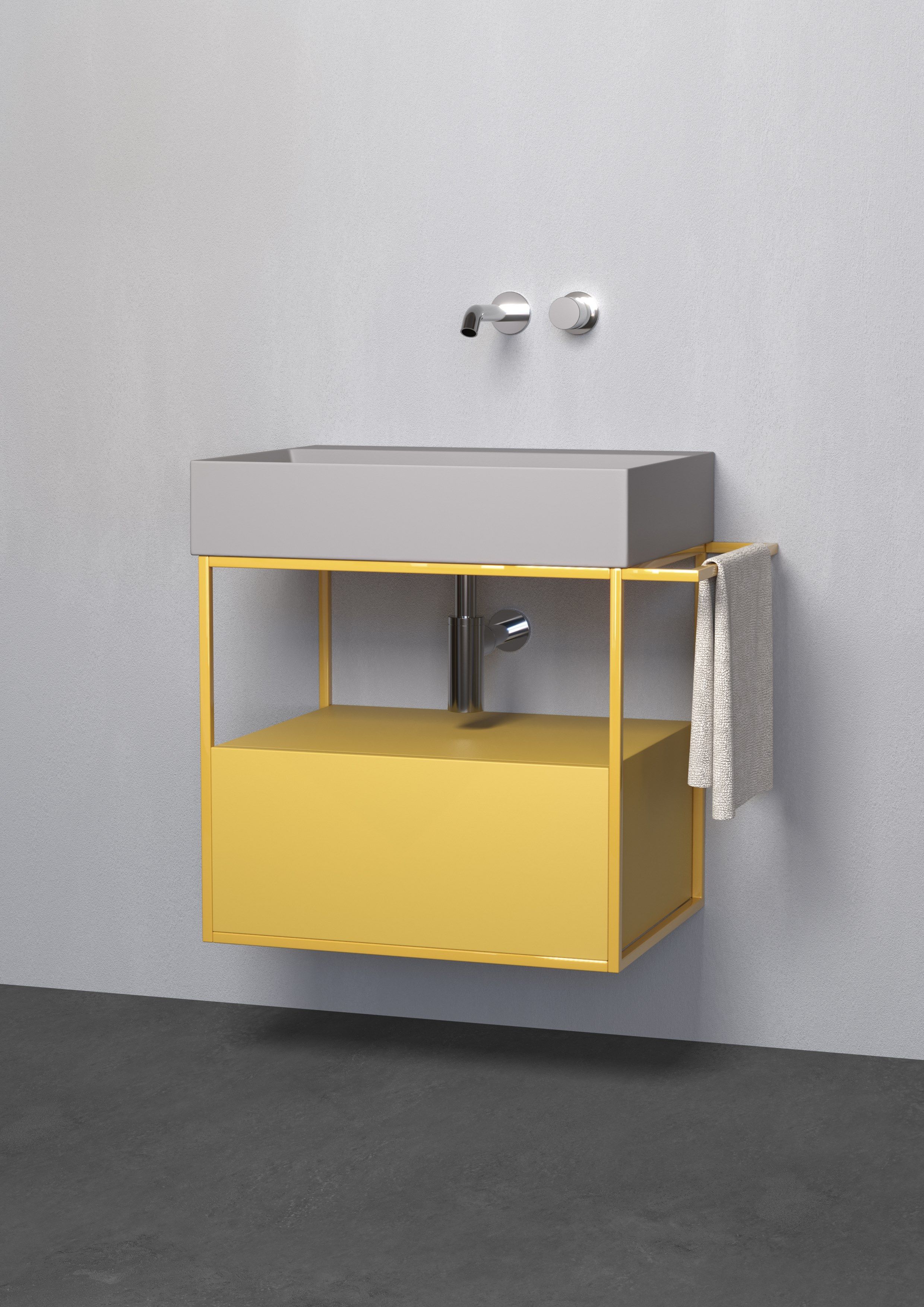 Подвесной умывальник с ящиками Azzurra Ceramica Elegance Croma ARCH-00091978 - Вид №1