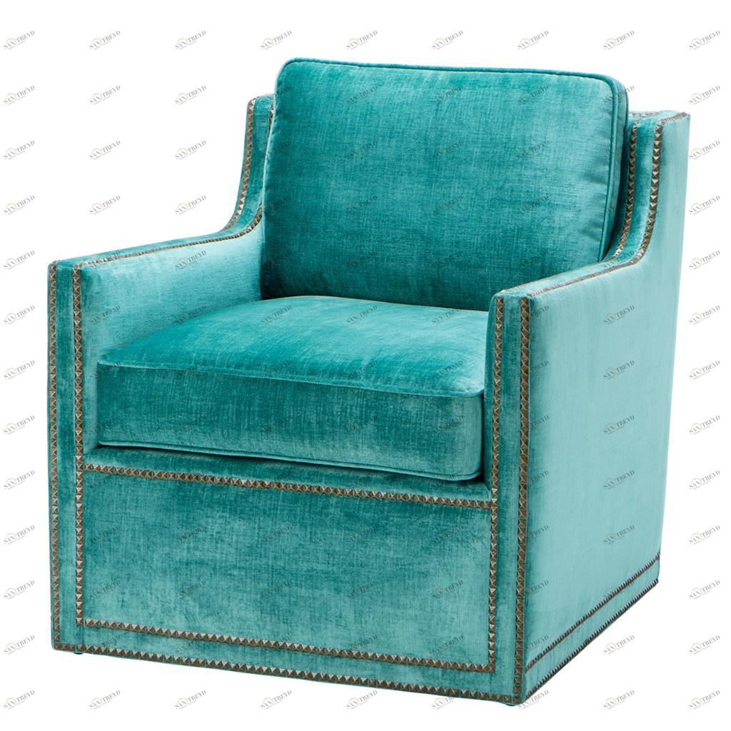 Кресло Granery от Eichholtz голубое EICHHOLTZ ДИЗАЙНЕРСКИЕ, EICHHOLTZ 062288 Голубой 