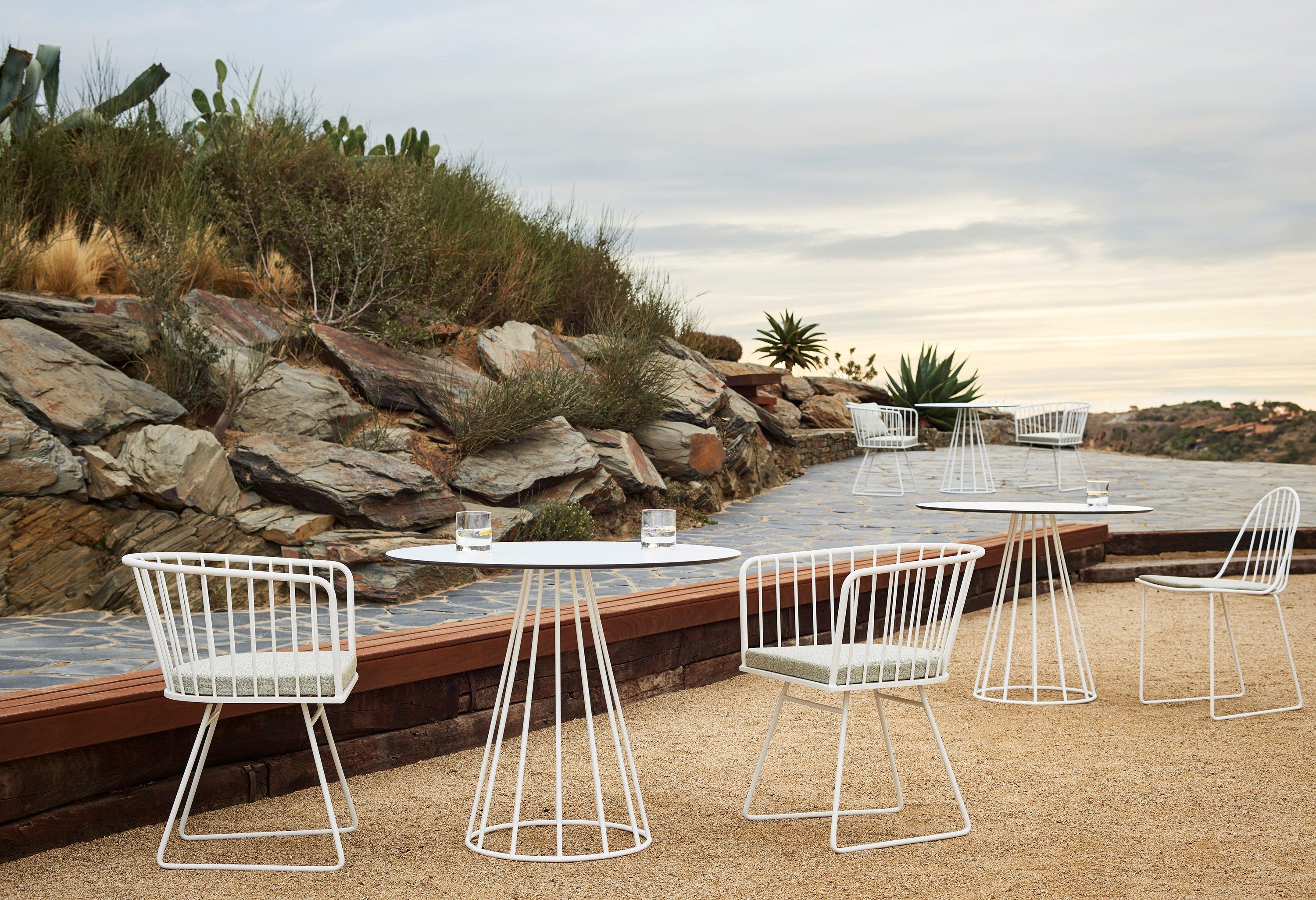 Алюминиевый стул с мягким сиденьем Bivaq Illa ARCH-00127129 - Вид №7