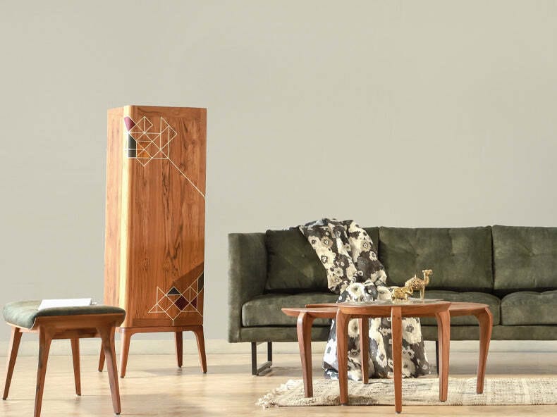 Мобильный тиковый бар Alankaram Foliga ARCH-00099750 - Вид №2