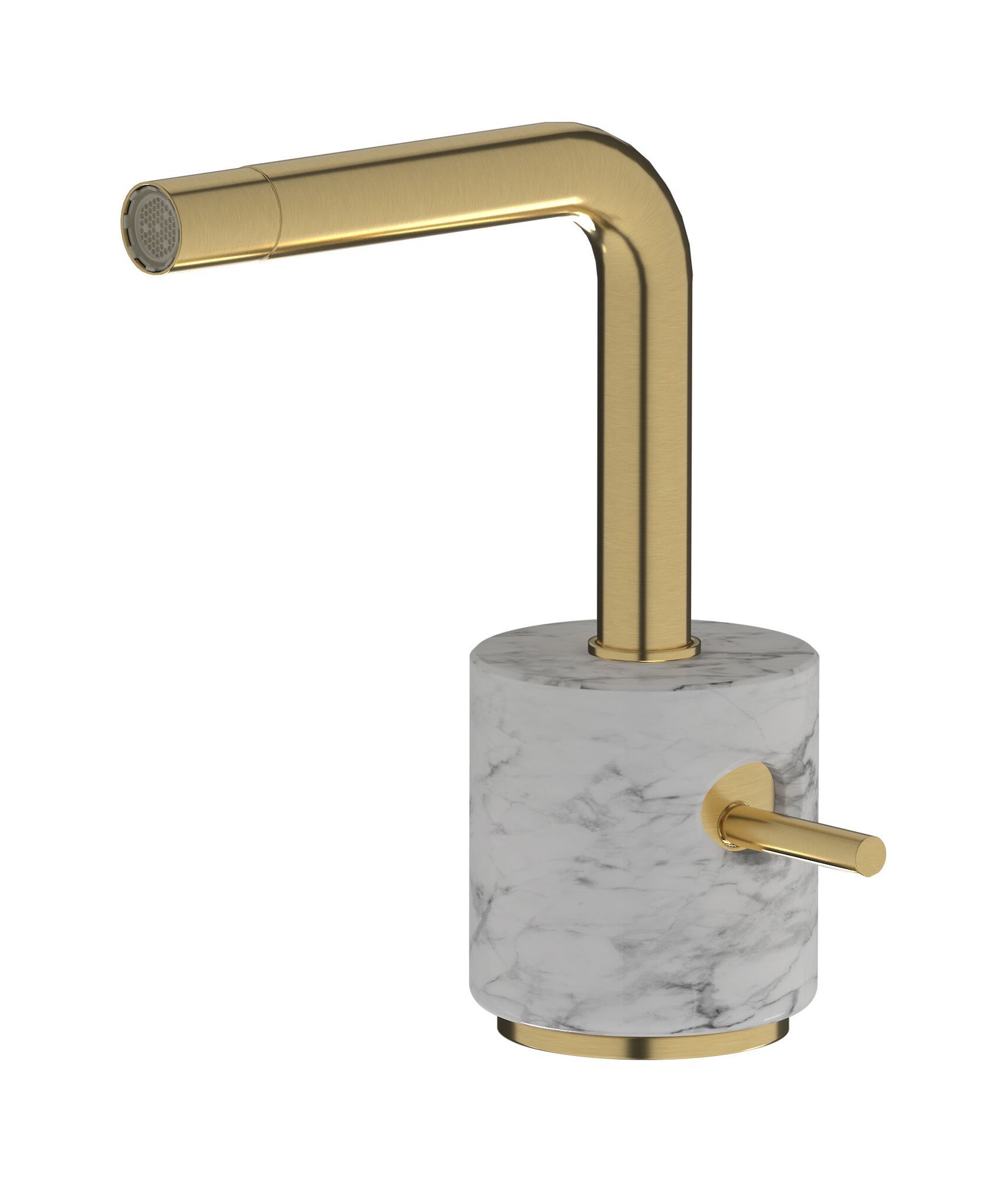 Смеситель для биде с одной ручкой из мрамора IB мрамор + мрамор Elle ARCH-00140636 - Вид №12