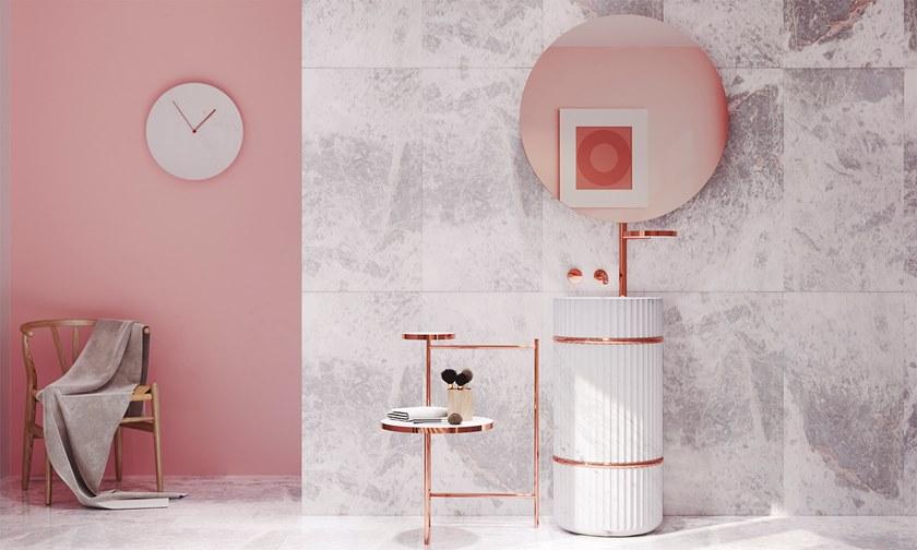 Подвесная раковина настенная овальная L'ANTIC COLONIAL Column белая sun-id-1408649 - Вид №4