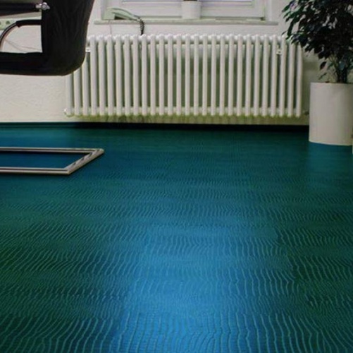 Кожаный пол CorkStyle Kroko Green Натуральная кожа (Рельефная) 915х305 мм 1001500014 - Вид №1