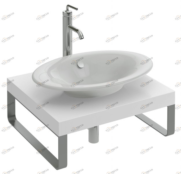 EB56-1200-N07 Столешница 1200 мм с отверстием для раковины presqu’ile е4439 Jacobdelafon PARALLEL Santreyd