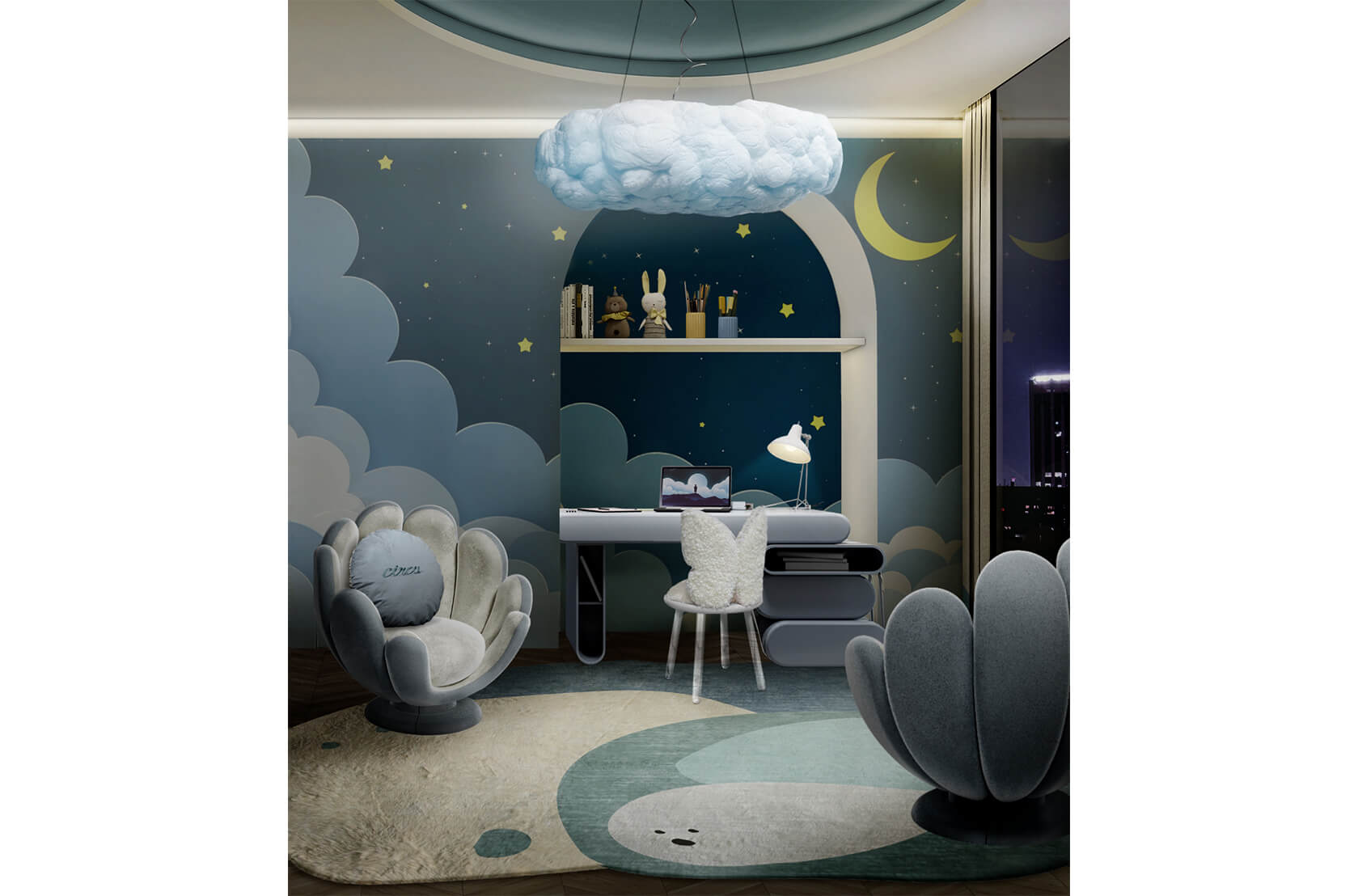 CIST490 Детский письменный стол Мечтать Circu  - Вид №12