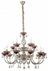 Подвесная люстра ST Luce Rubino SL139.303.15 серебро ST LUCE ДИЗАЙНЕРСКИЕ, RUBINO 059534 Серебро