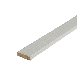 Планка притворная 2070x32x10 мм шпон цвет слоновая кость